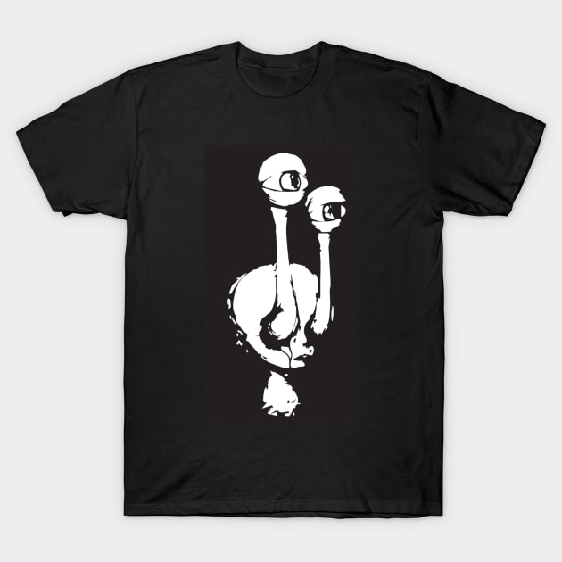 Lady Snail T-Shirt by VirtualRayne